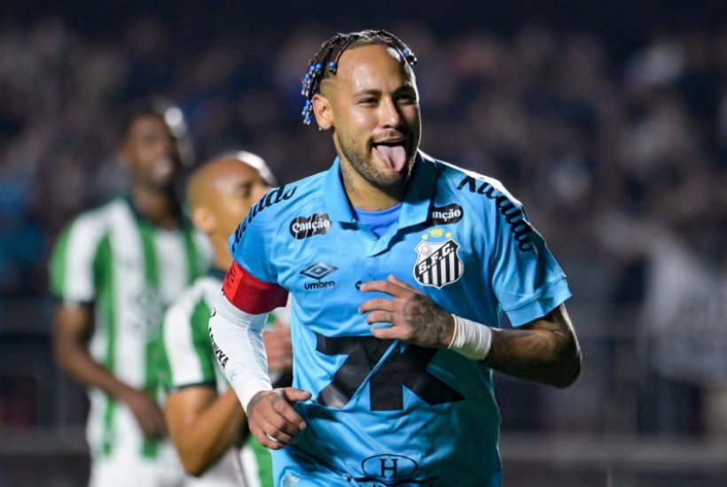 Neymar Scores Hat-Trick to Boost Santos’ Fight for Brazilian League Survival
